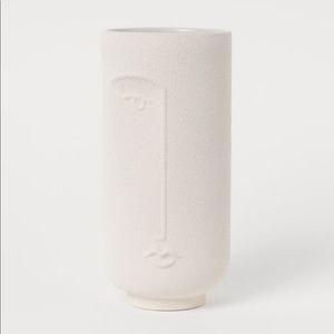 H&M Home Collection Face Vase